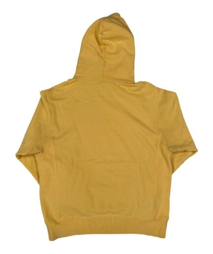 Gallery Dept Arm Logo Hooded Sweatshirt Yellow back