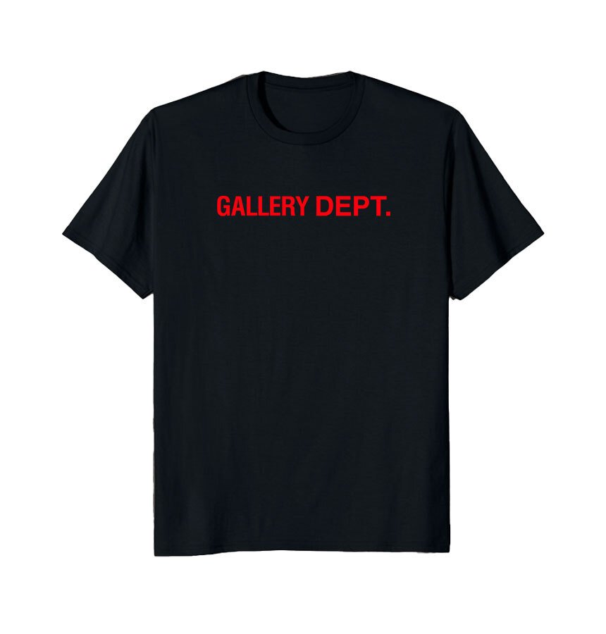 Gallery Dept Logo Flat T-shirt BLACK